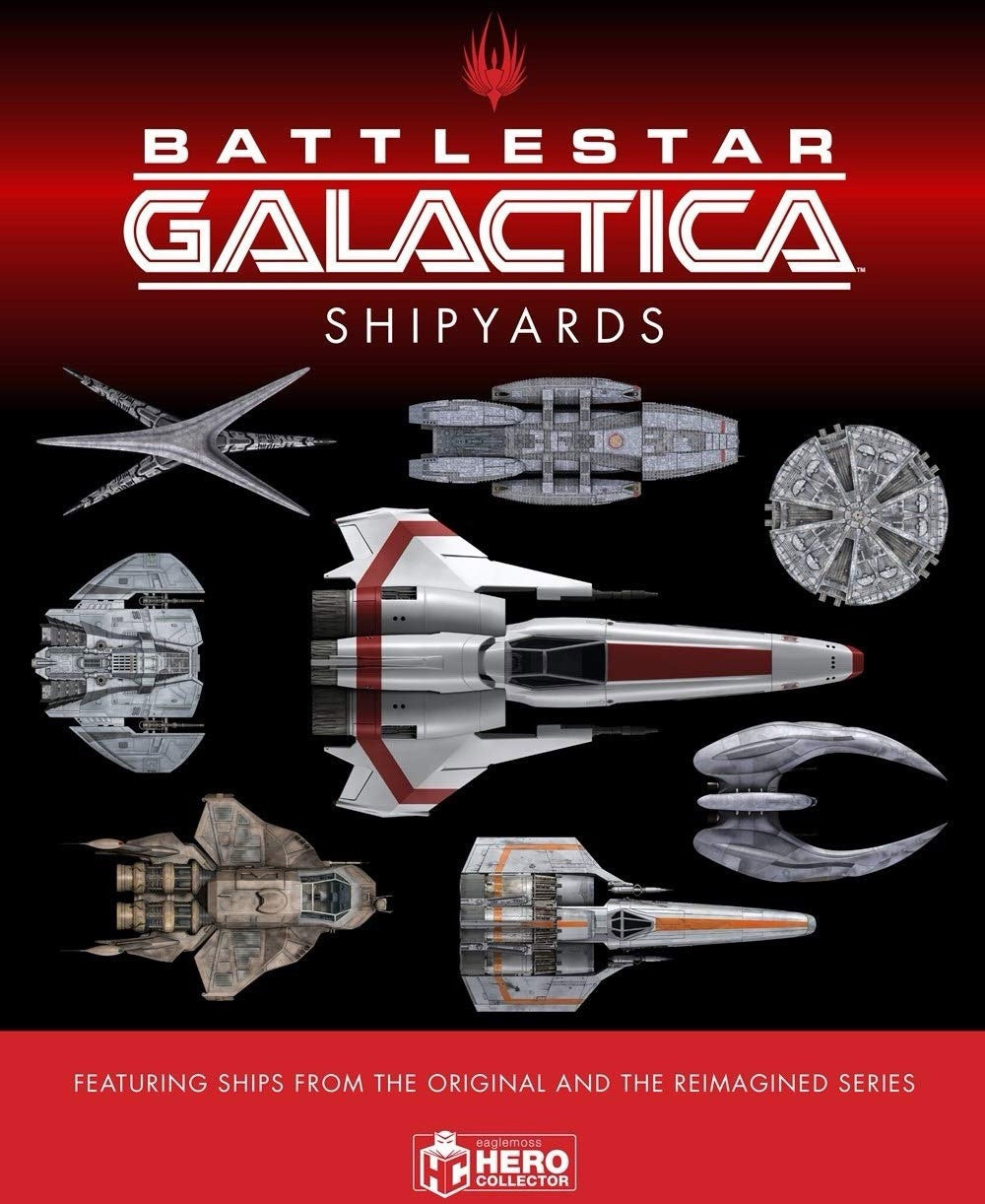 Eaglemoss Battlestar Galactica Shipyards Book Ft Original & Reimagined Ships