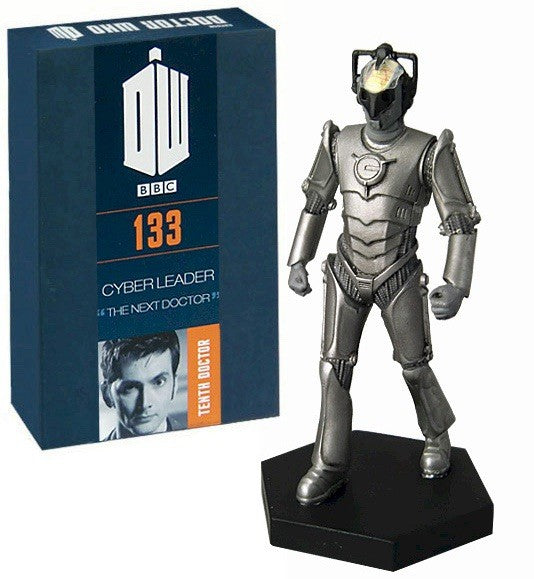 Eaglemoss Doctor Who Figurine Collection #133 Cyber Leader w/ Magazine