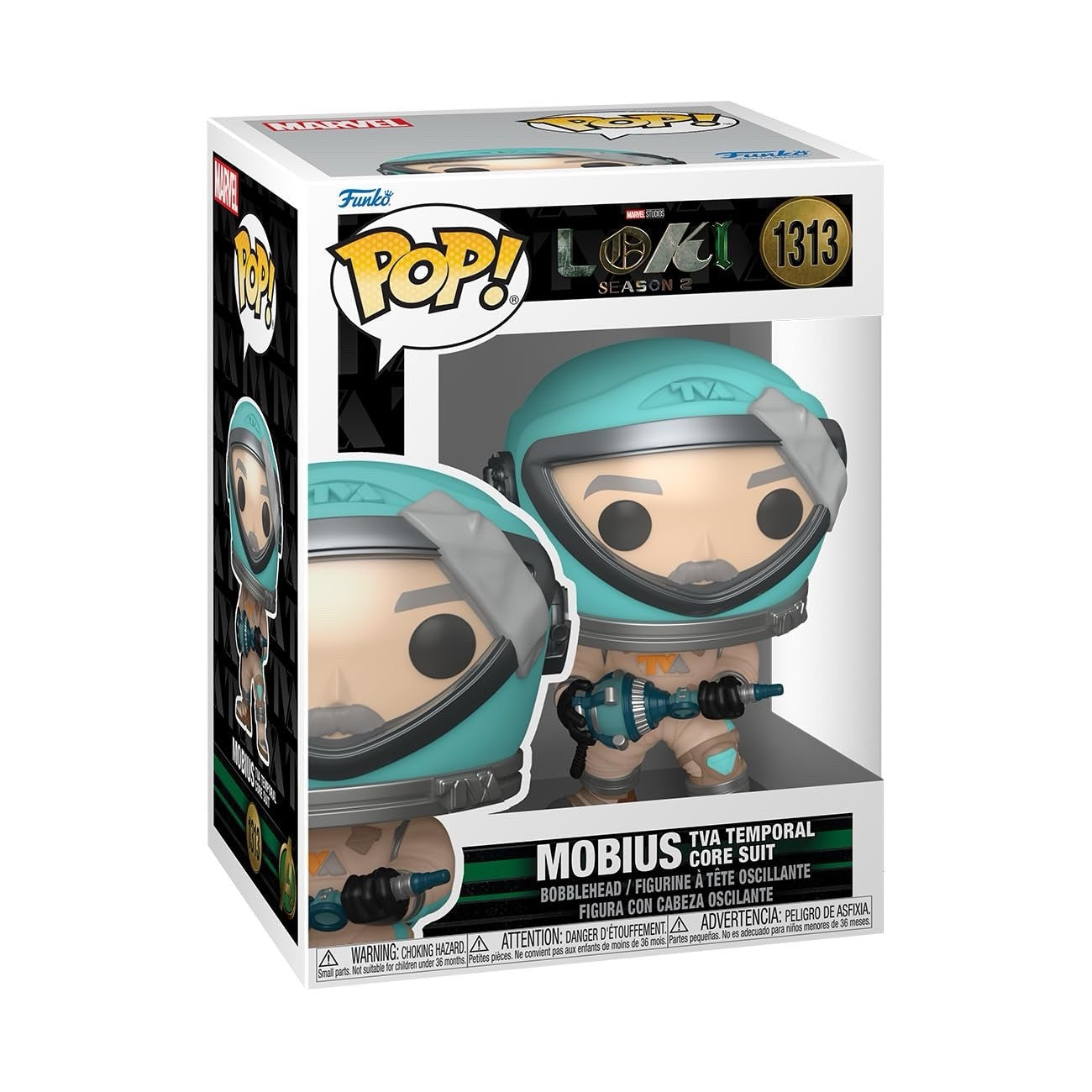 Funko Pop! Loki S2 - Mobius TVA Temporal Core Suit #1313 (Damaged Box)