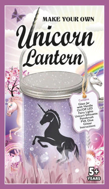 Make Your Own Unicorn LED Lantern Gift Kit - Purple