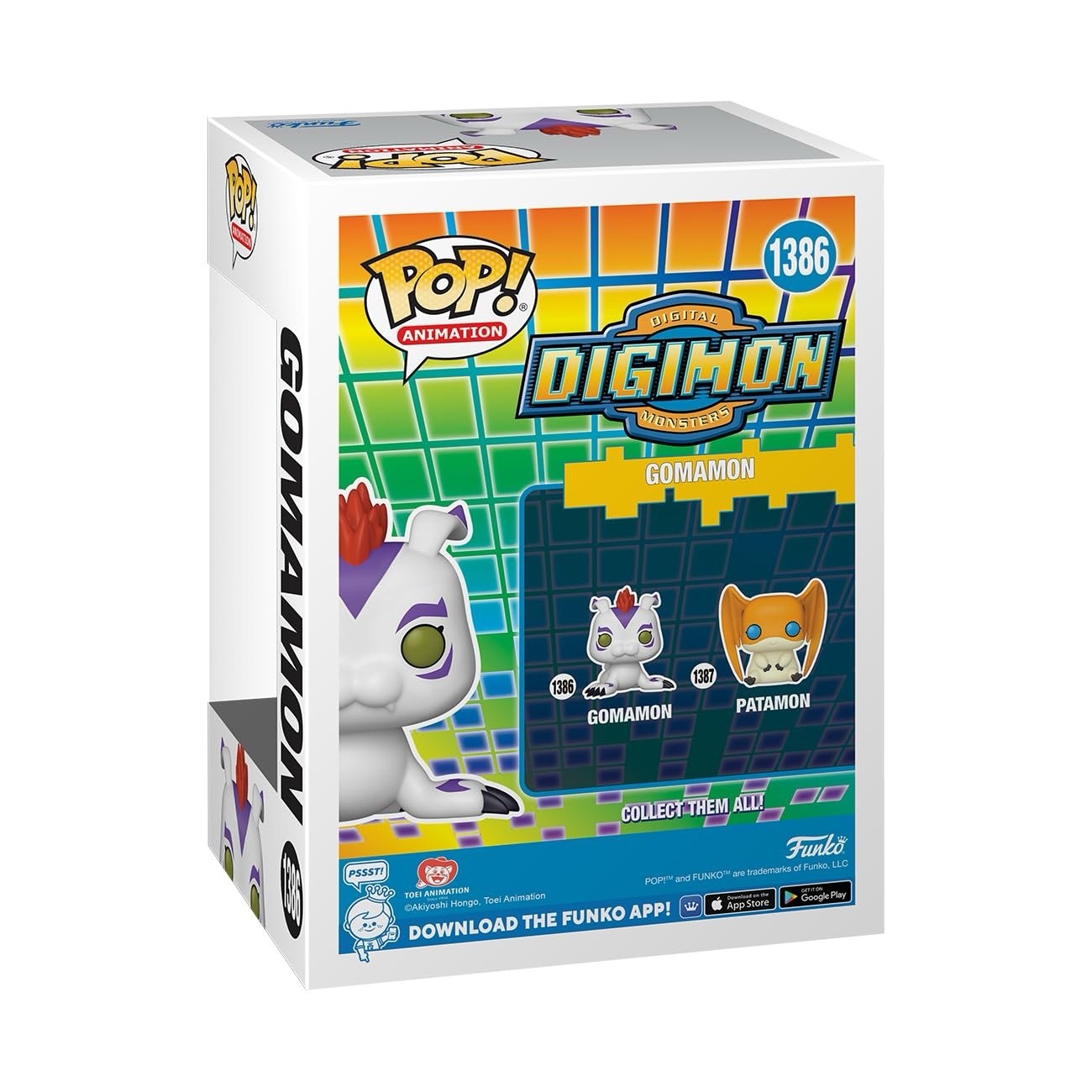 Funko Pop! Digimon Digital Monsters - Gomamon #1386 (Damaged Box)