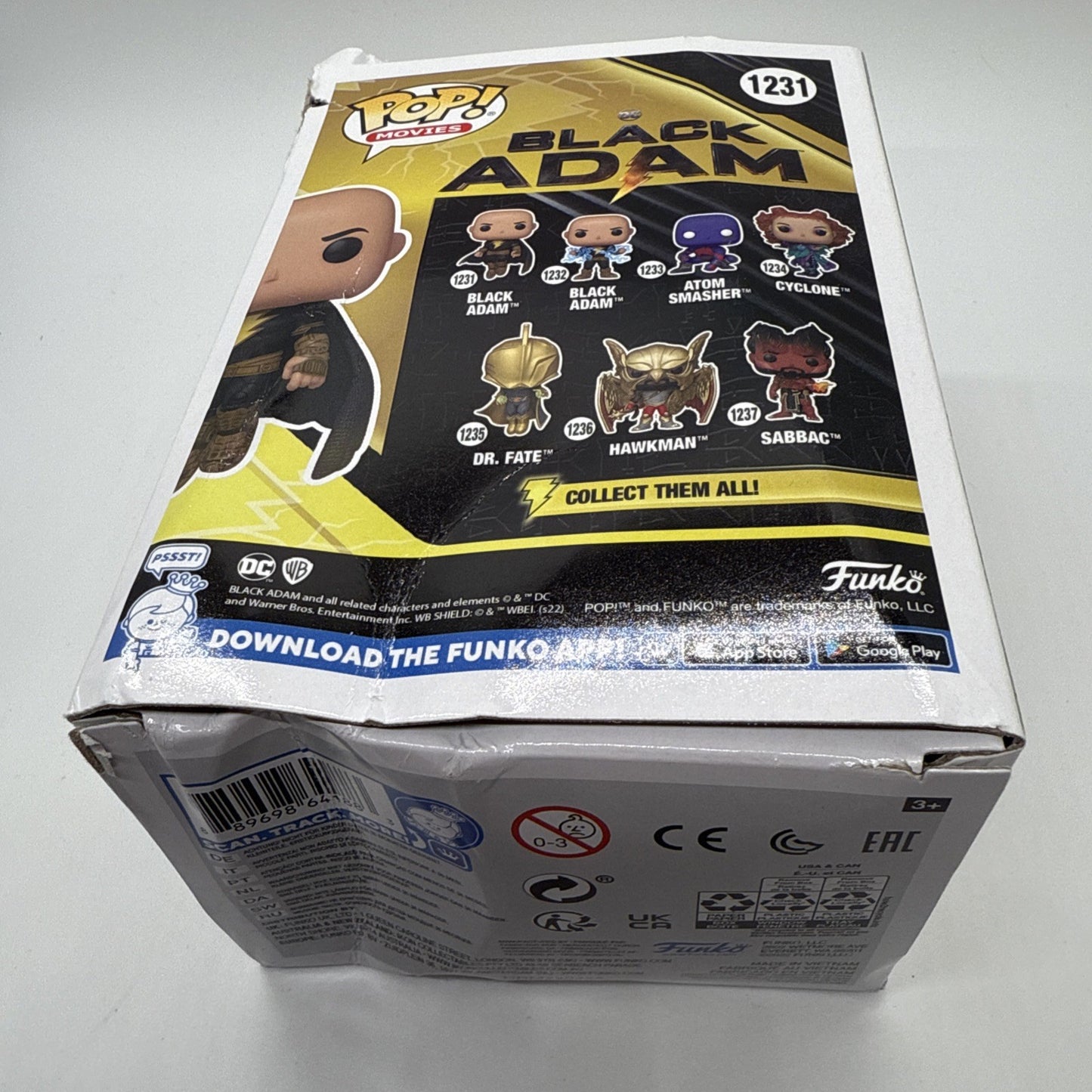 Funko Pop! Black Adam #1231 Vinyl Figure (Damaged Box)