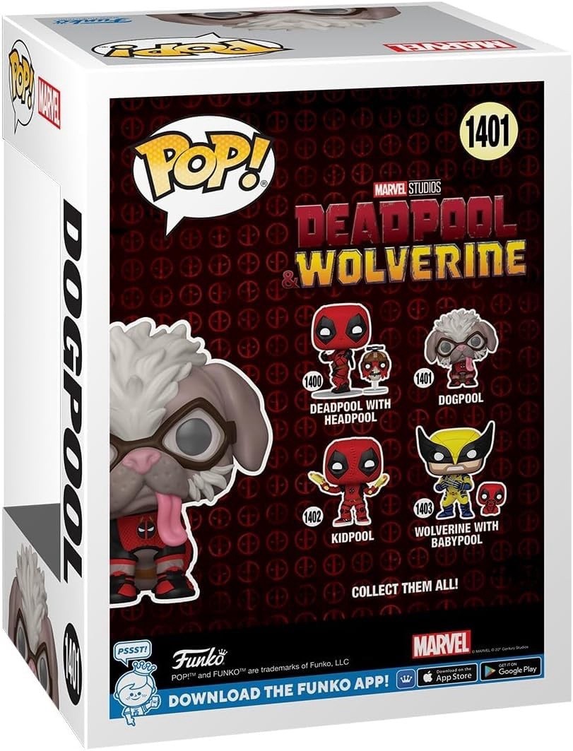 Funko Pop! Marvel Deadpool & Wolverine #1401 Dogpool Vinyl Figure