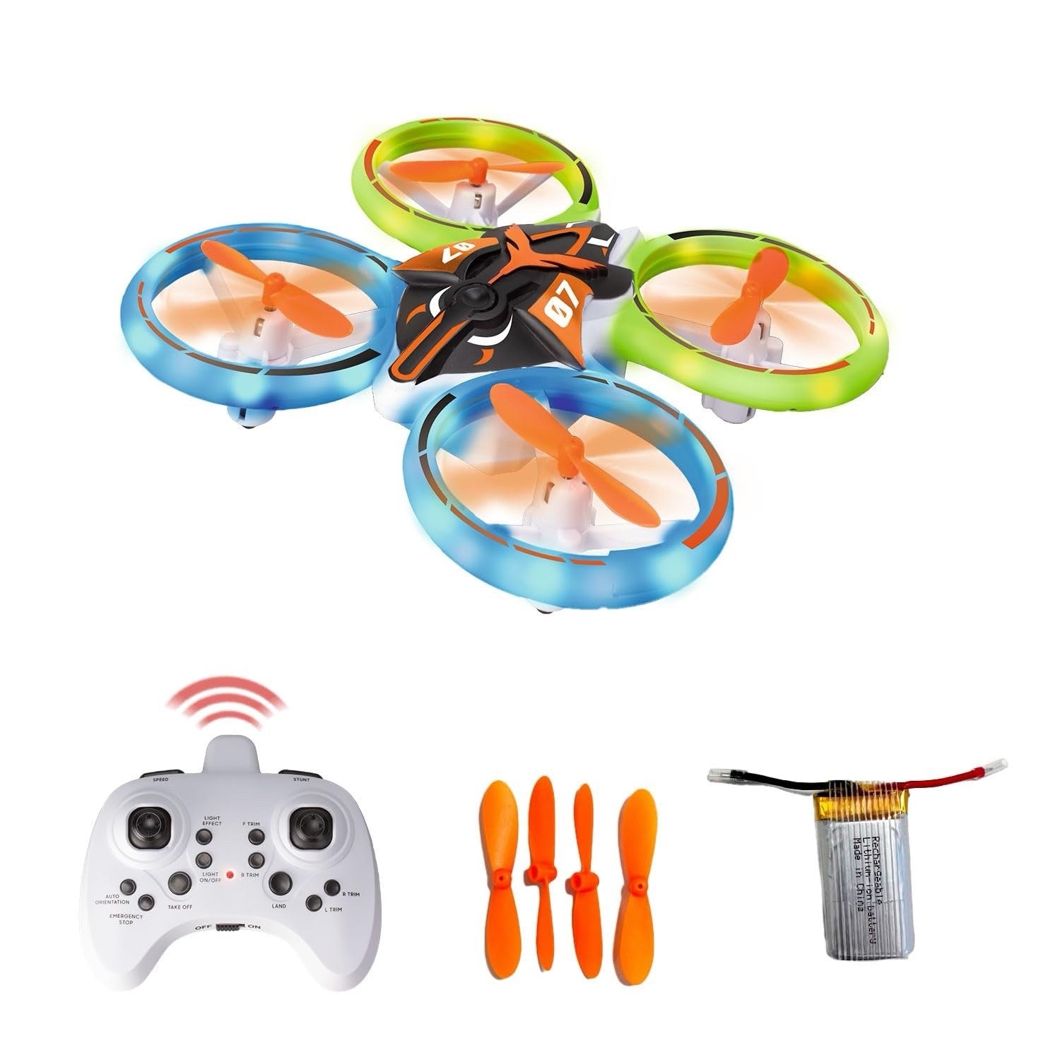 Xtrem Raiders Racing Drone Indoor Or Outdoor Kids Drone With Neon Lights