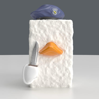 Mini TUBBZ Tofu Cosplaying Duck – Resident Evil Collectible Figure