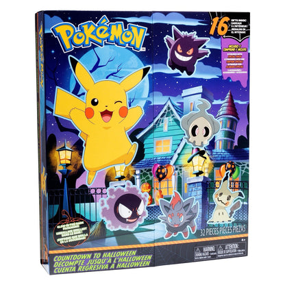 Pokémon Halloween Countdown Calendar Jazwares – 16 Figures & Accessories Set