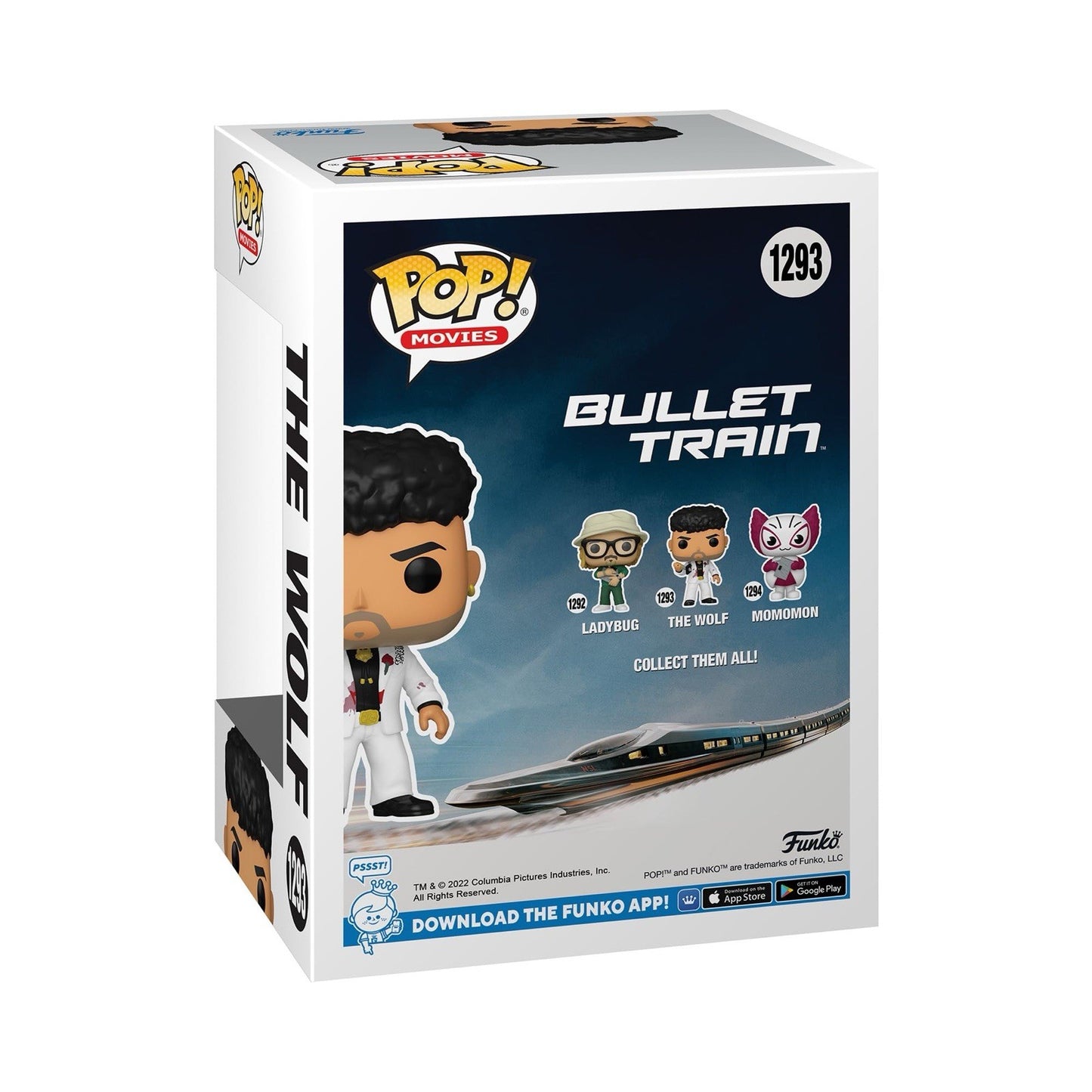 Funko Pop! Movies: Bullet Train - The Wolf #1293 (Damaged Box)