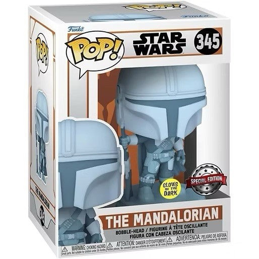 Funko Pop! Star Wars The Mandalorian #345 Glow in Dark Special Edition Figure