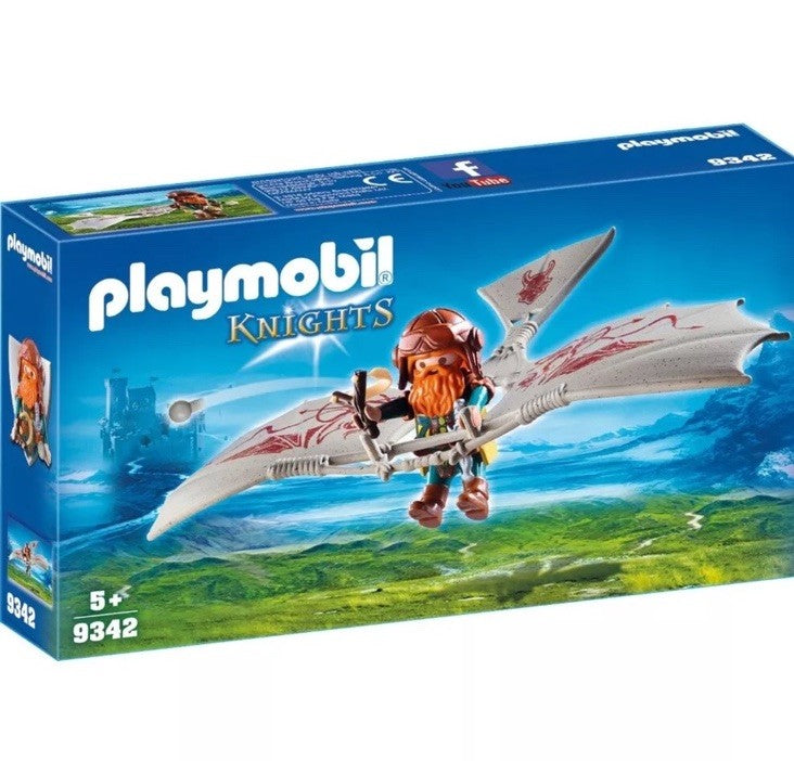 Playmobil - Knights Dwarf Flyer (9342) - Brand New Sealed