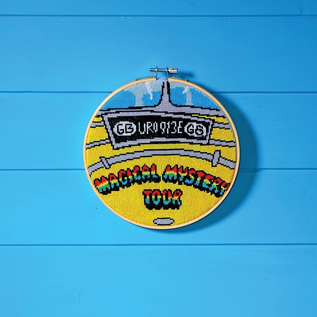 Eaglemoss The Beatles Magical Mystery Tour Bus Cross Stitch Kit