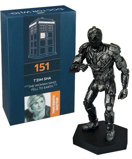 Eaglemoss Doctor Who Figurine Collection #151 Stenza Warlord Tzim-Sha & Mag