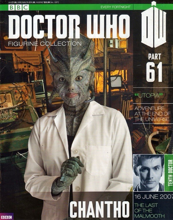 Eaglemoss Doctor Who Figurine Collection #61 Chantho w/ Magazine
