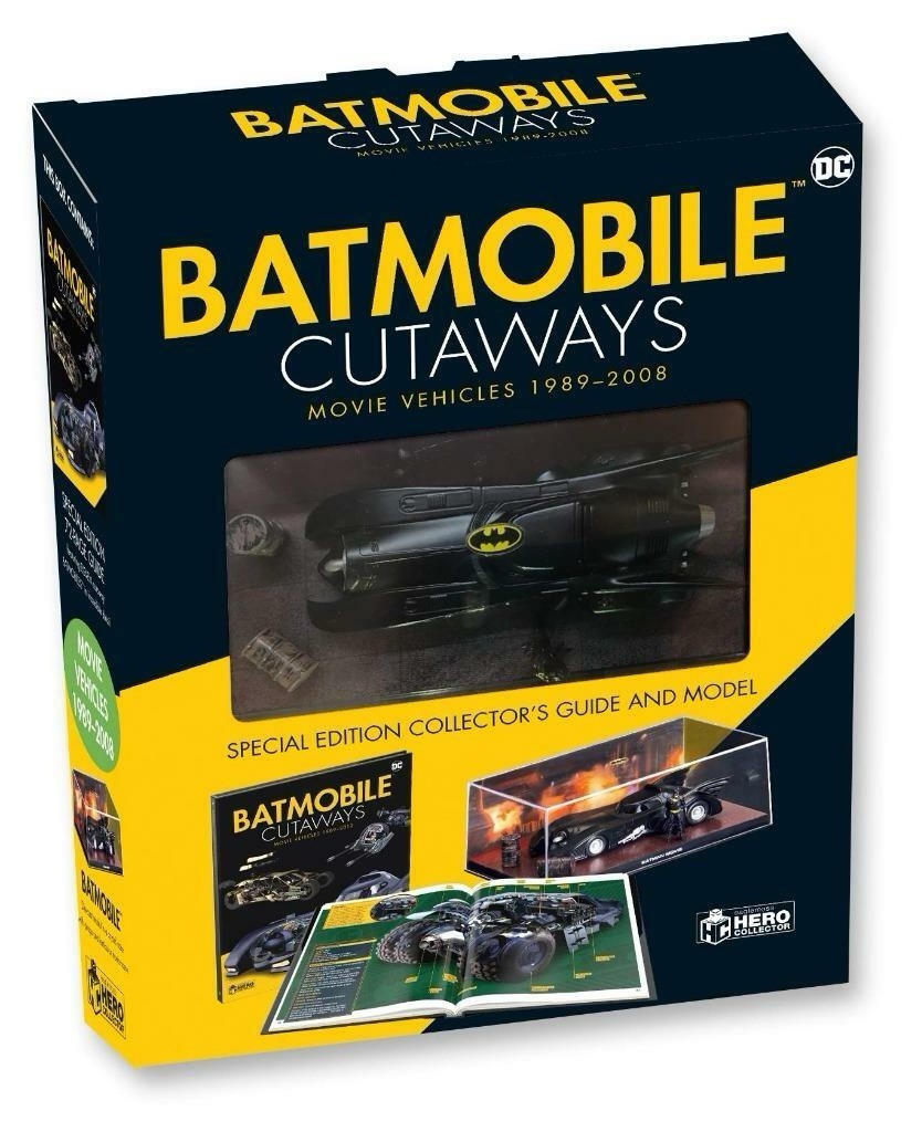 Eaglemoss Batmobile Cutaways: The Movie Vehicles 1989-2012 Plus Collectible