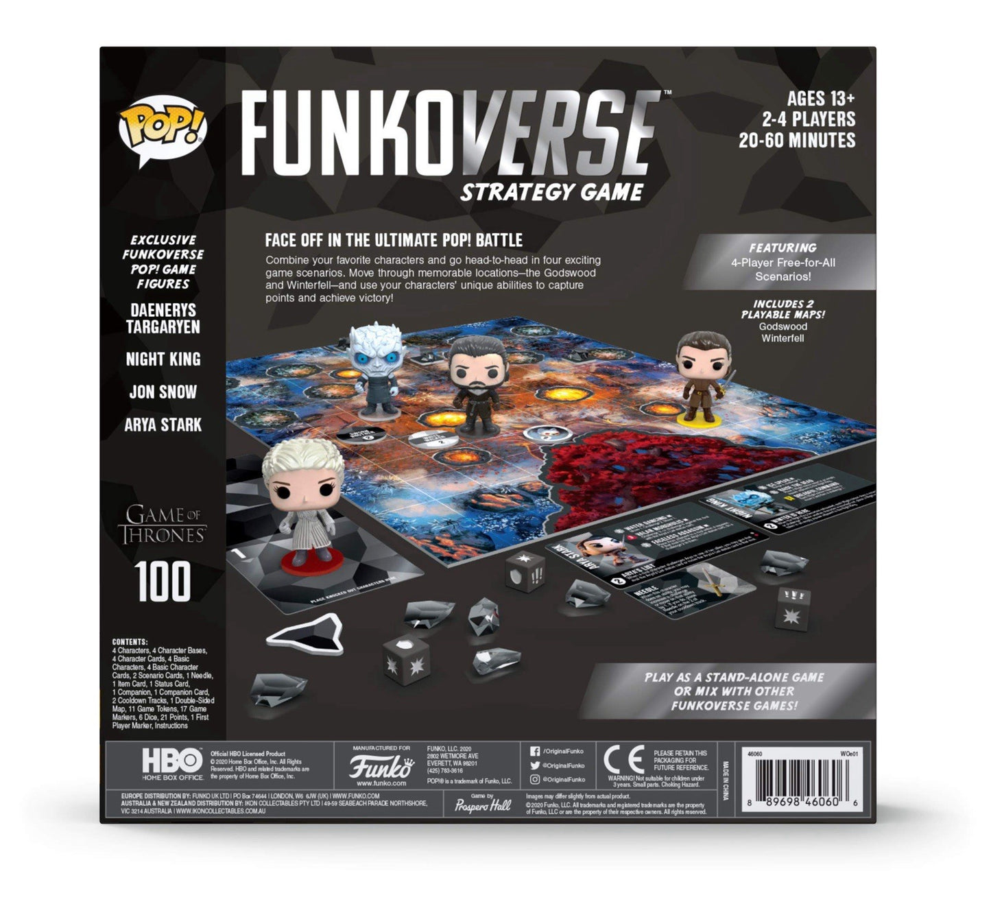 FunkoVerse - Game Of Thrones Strategy Game - Funko Games - Brand New Sealed