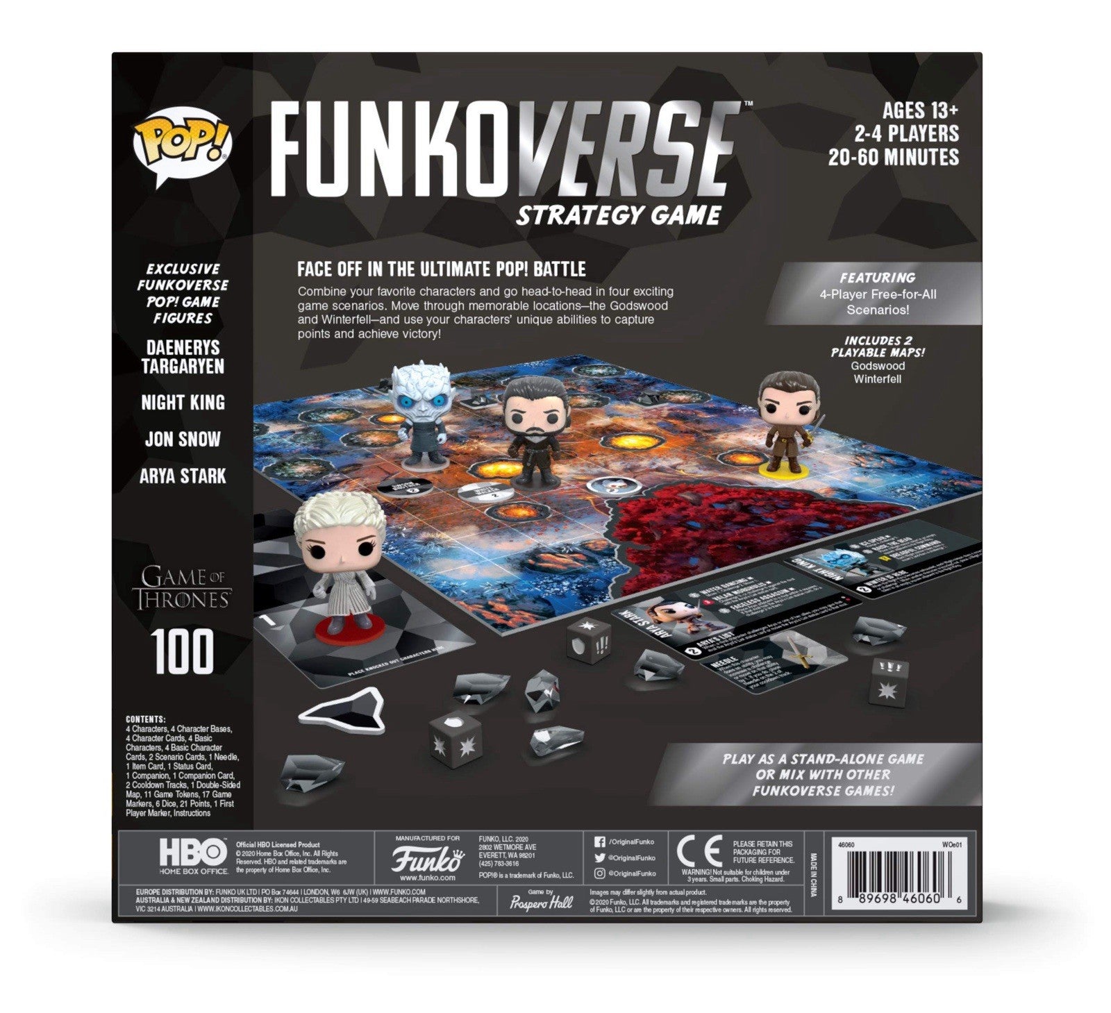FunkoVerse - Game Of Thrones Strategy Game - Funko Games - Brand New Sealed