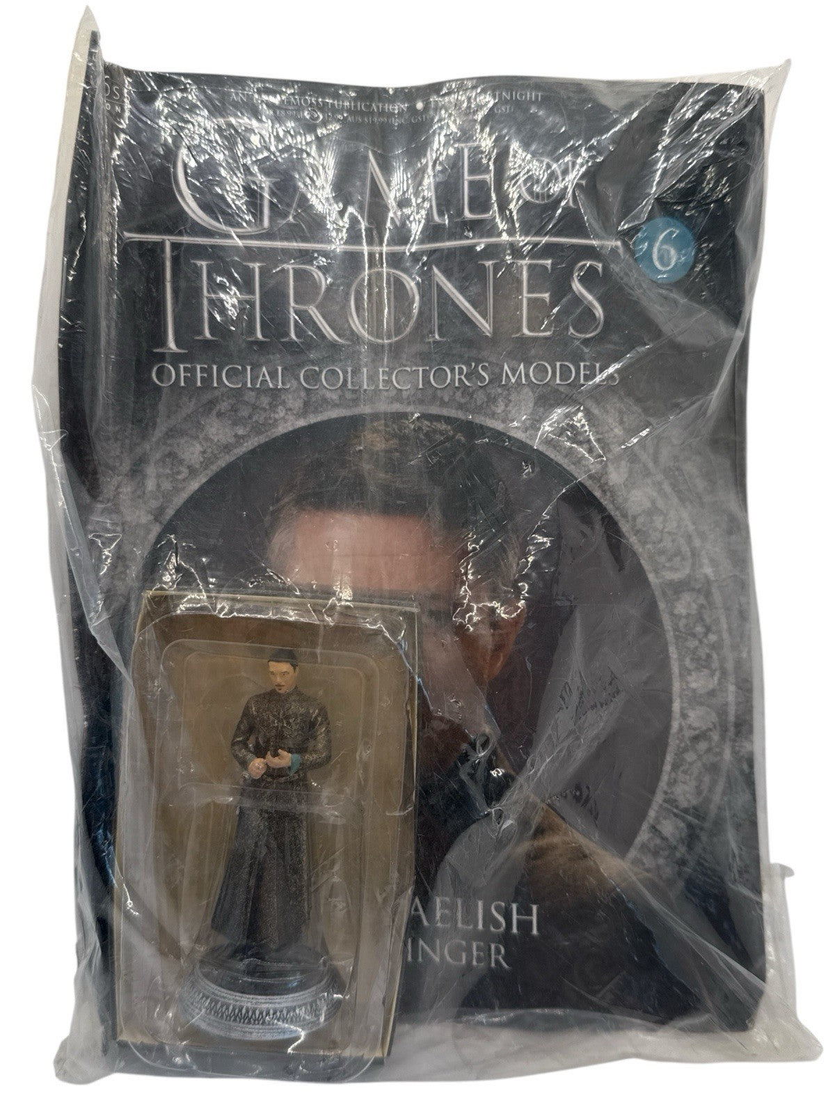 Eaglemoss Game of Thrones Figurine Issue 6 Petyr Baelish Littlefinger & Magazine