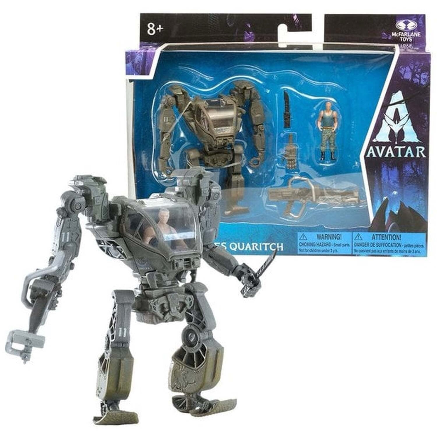 McFarlane Toys Amp Suit & Colonel Miles Quaritch Avatar World of Pandora Figures