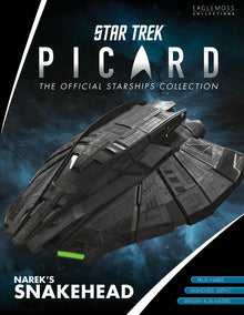 Eaglemoss Star Trek Picard Narek’s Snakehead Starship with Magazine