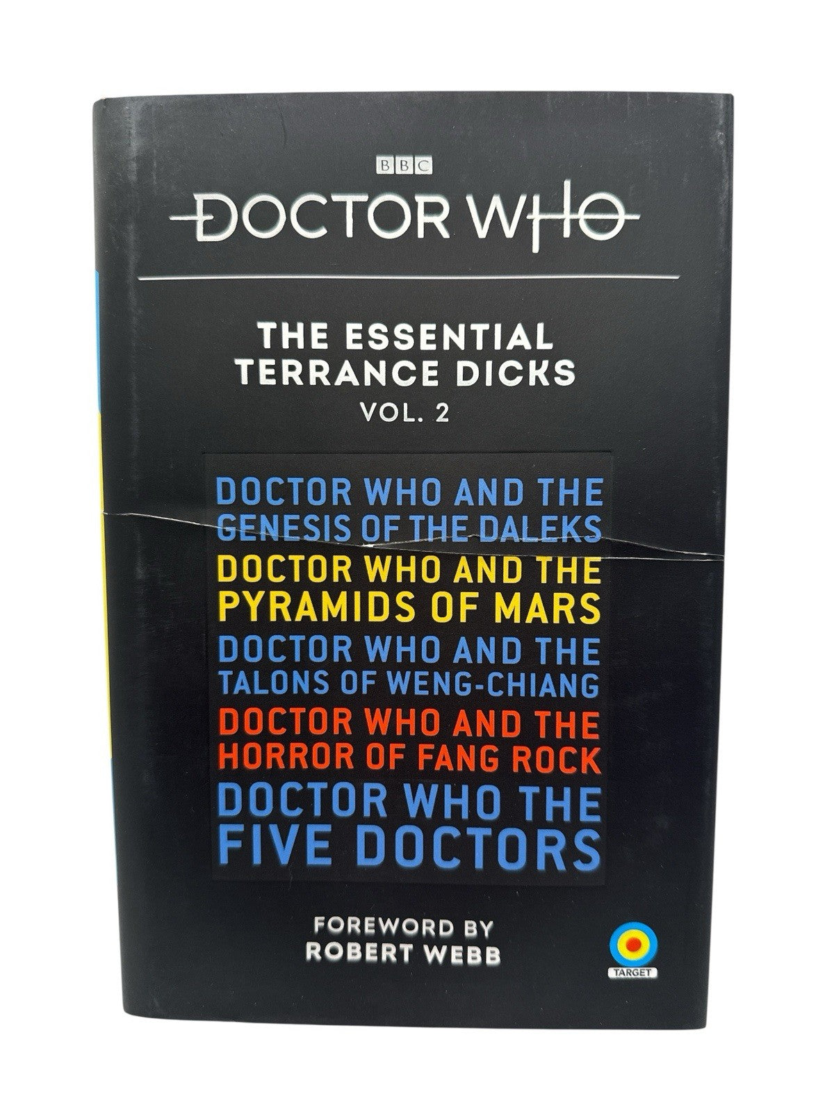 Doctor Who: The Essential Terrance Dicks Vol. 2 HC Book – Tear on Cover