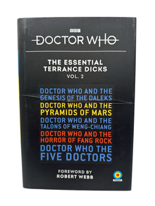 Doctor Who: The Essential Terrance Dicks Vol. 2 HC Book – Tear on Cover