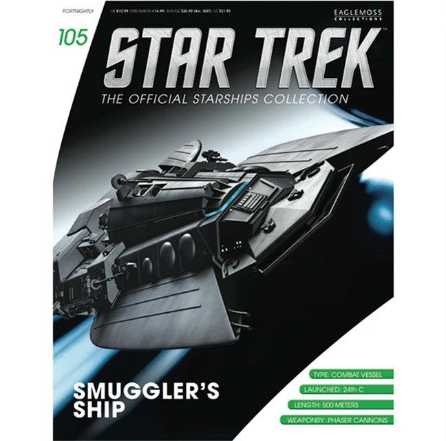 Eaglemoss Star Trek Starships #105 Smuggler’s Ship & Magazine