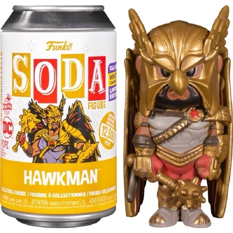 Funko Vinyl Soda: Black Adam - Hawkman 2022 Convention Exclusive (COC)