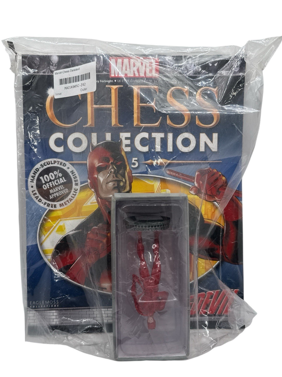 Eaglemoss Marvel Chess Collection Issue 5 Daredevil White Pawn Figurine
