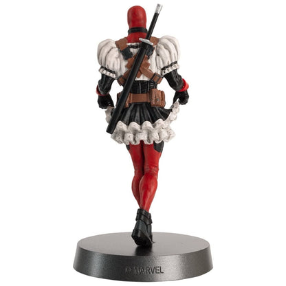 Eaglemoss Marvel Heavyweights Deadpool French Maid Metal Statue with Tin
