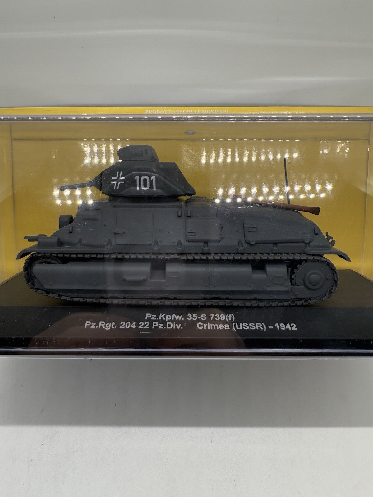 Eaglemoss 1:43 Pz.Kpfw. 35-S 739(f) Tank Crimea 1942 Die-Cast Military Vehicle