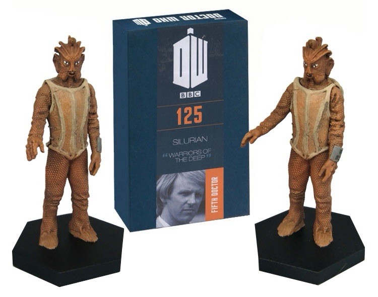 Eaglemoss Doctor Who Figurine Collection #125 Silurian w/ Magazine