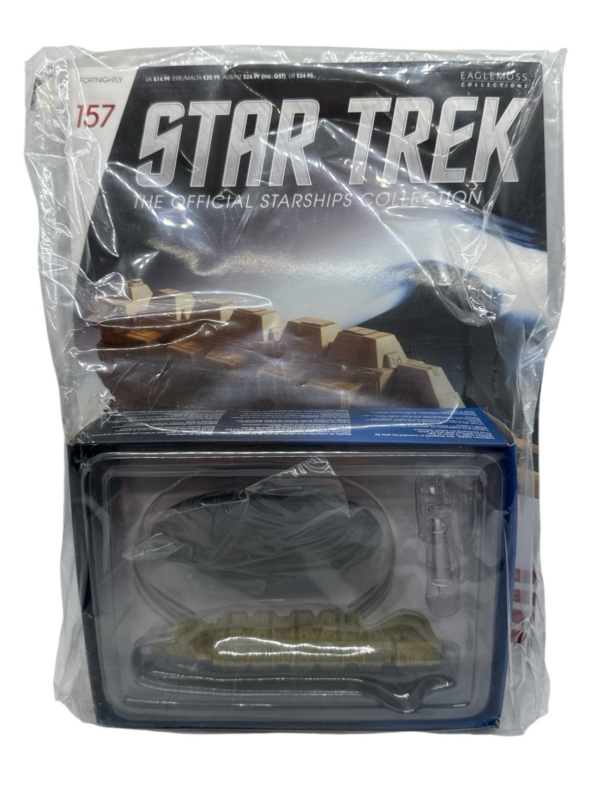 Eaglemoss Star Trek Starship Collection #157 Cardassian Freighter Groumall & Mag
