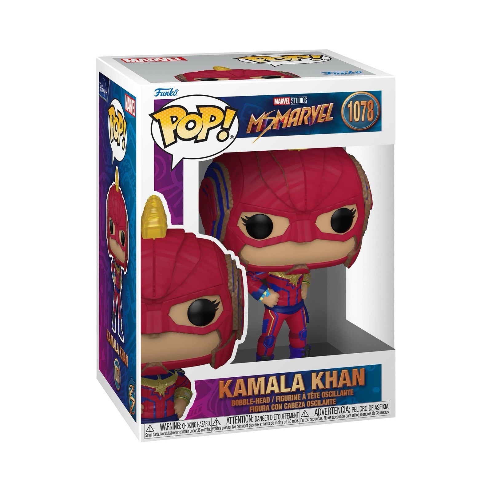Funko Pop! Marvel: Ms Marvel - Kamala Khan #1078 Vinyl Figure
