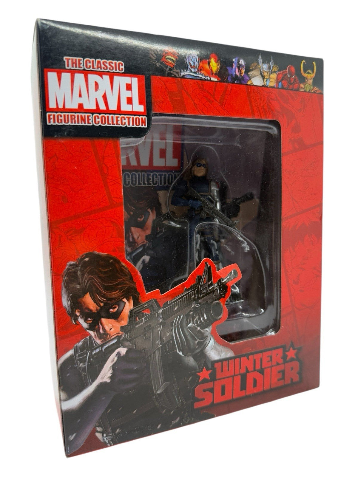 Eaglemoss Marvel Classic Figurine Collection Winter Soldier Figure with Magazine