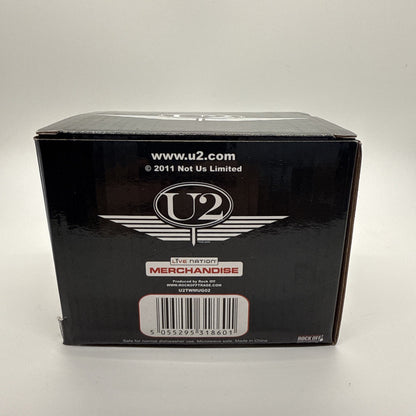 U2 Official Black Ceramic Mug – Box Damaged Slightly