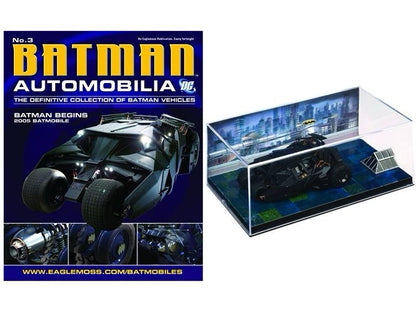 Eaglemoss Batman Automobilia Issue 3 Batmobile Batman Begins Movie w/ Magazine
