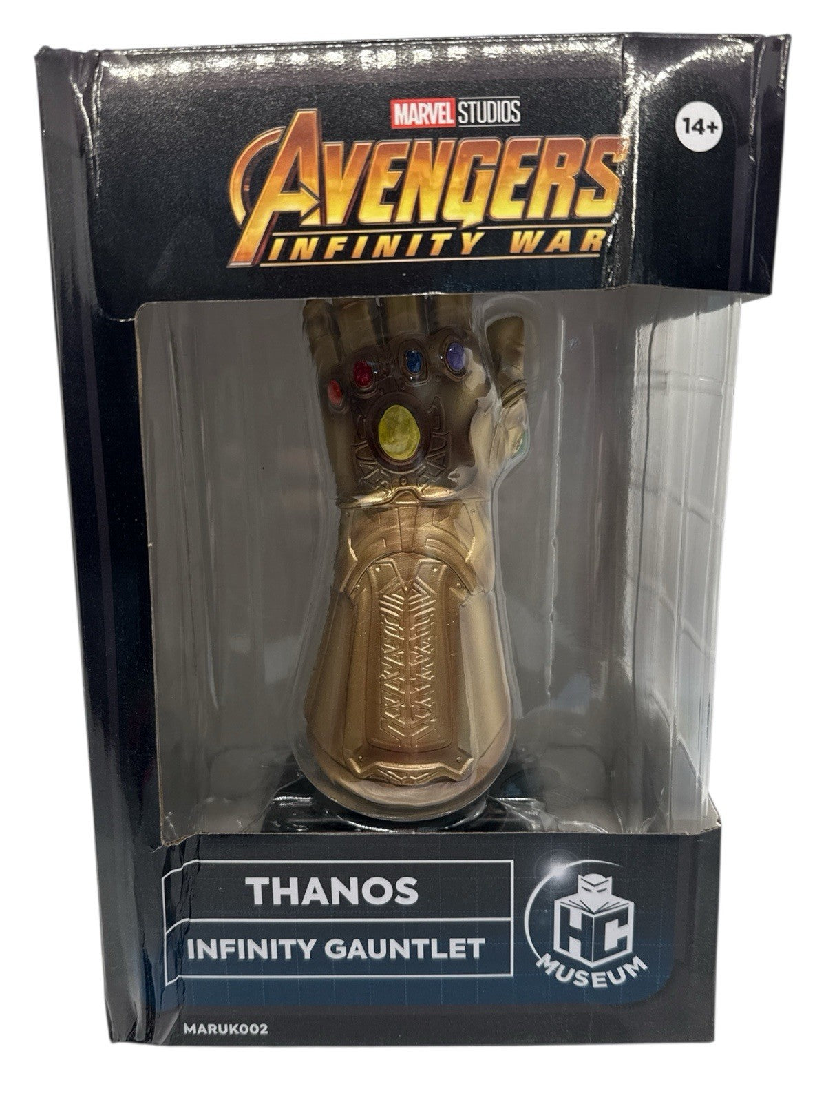 Marvel Avengers Infinity War Thanos Infinity Gauntlet Fig HC Museum (Box Damage)