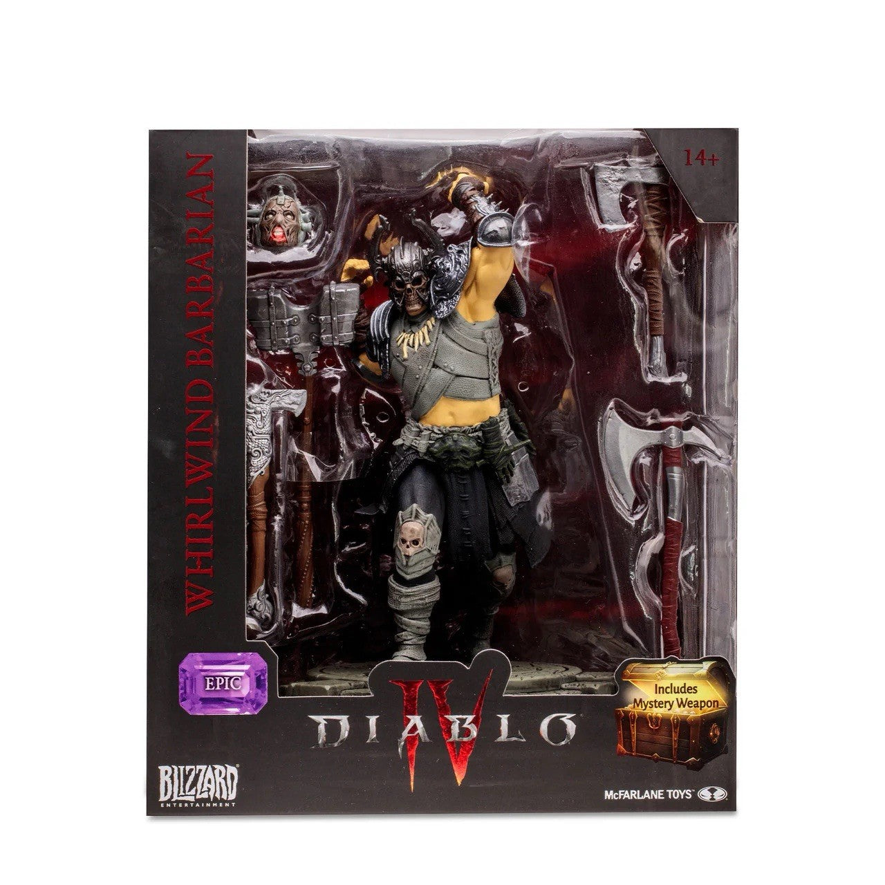 McFarlane Toys Diablo IV Whirlwind Barbarian Action Figure Epic Series