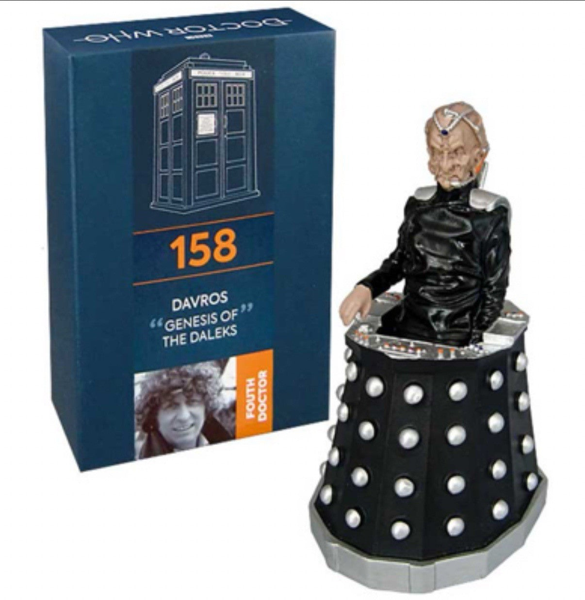Eaglemoss Doctor Who Figurine Collection #158 Davros Genesis of the Daleks & Mag