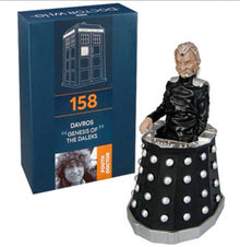 Eaglemoss Doctor Who Figurine Collection #158 Davros Genesis of the Daleks & Mag