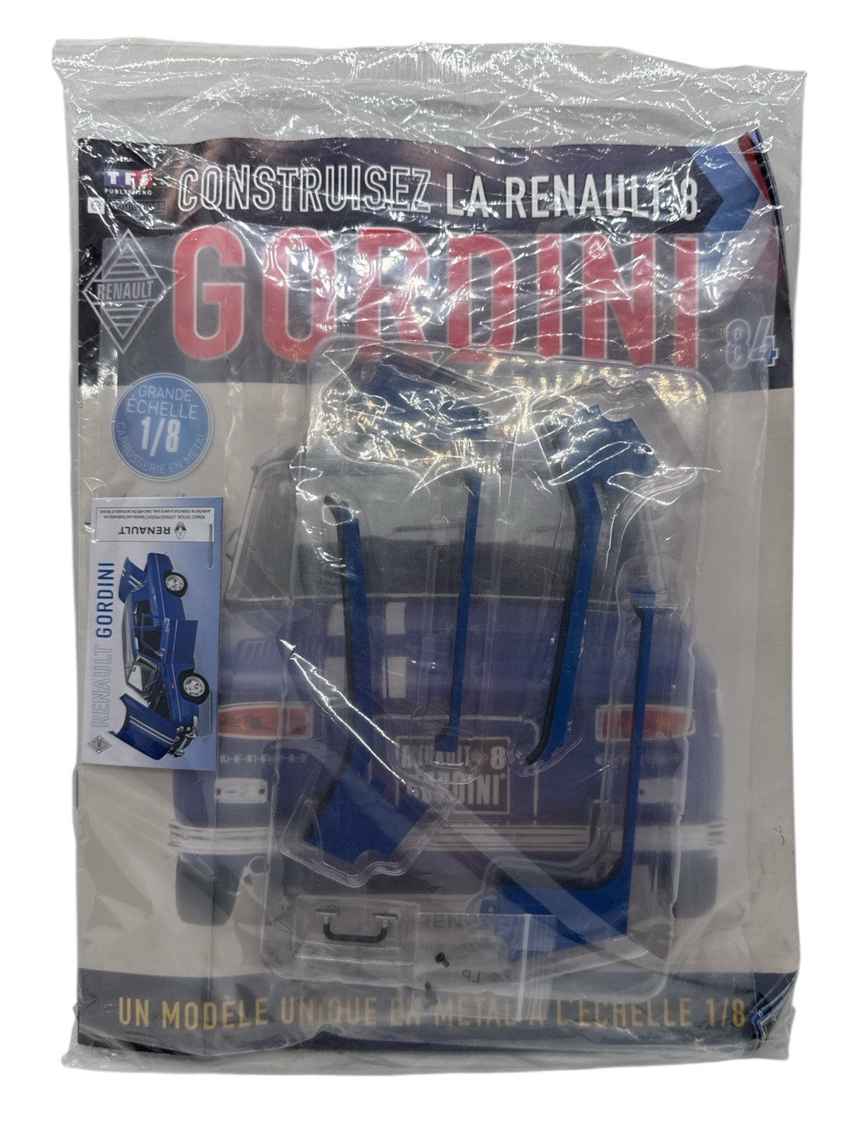 Eaglemoss Build the Renault 8 Gordini Model Kit Issue 84 Parts & French Magazine