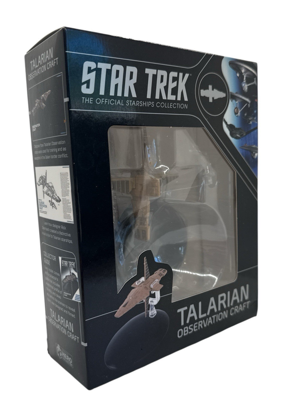Eaglemoss Star Trek Starships Talarian Observation Craft (Box Worn)