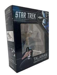 Eaglemoss Star Trek Starships Talarian Observation Craft (Box Worn)