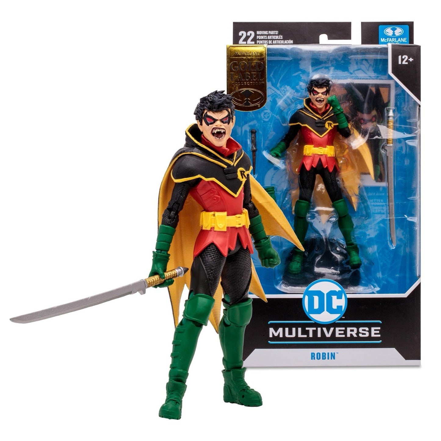 McFarlane Toys DC Multiverse Robin Vs Vampires Gold Label 7” Action Figure