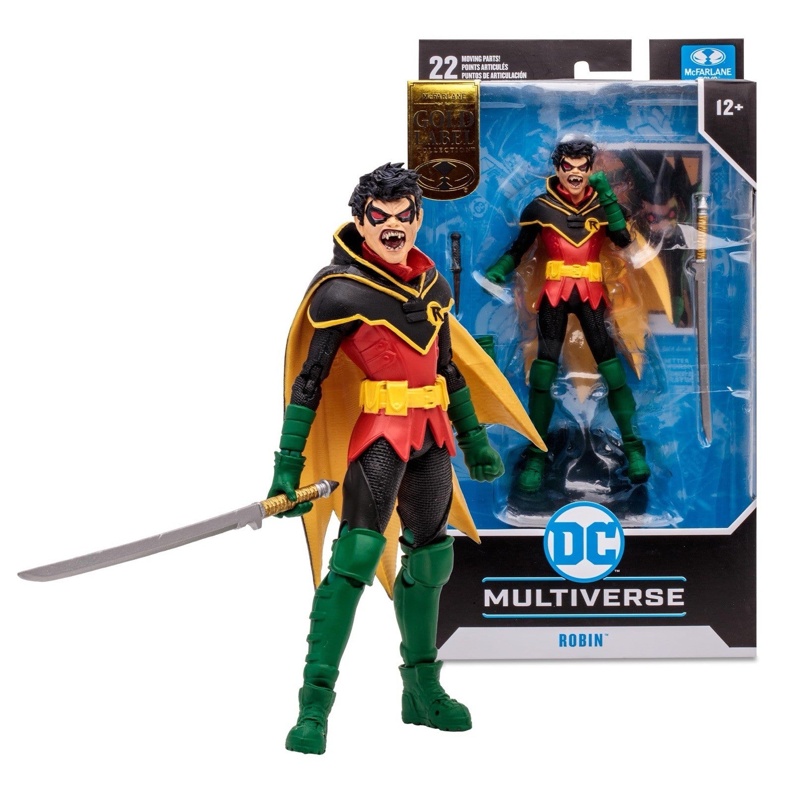 McFarlane Toys DC Multiverse Robin Vs Vampires Gold Label 7” Action Figure