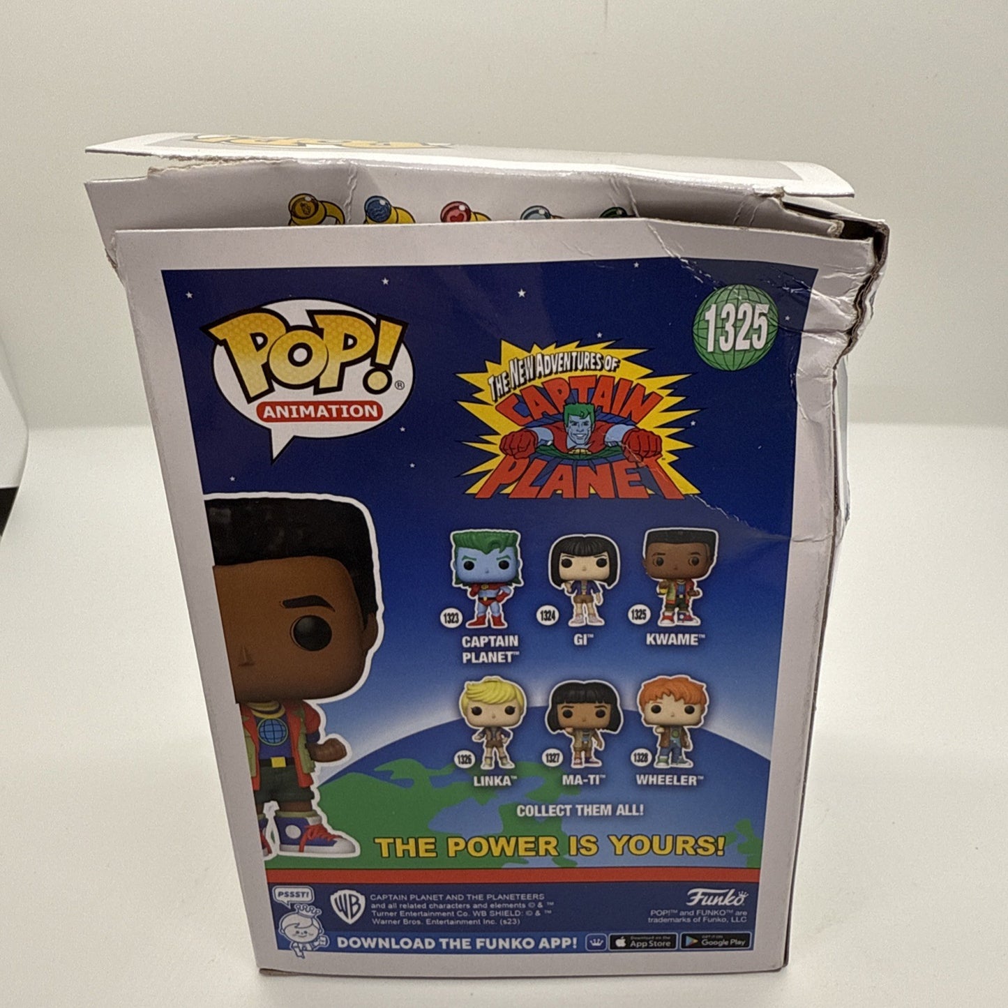 Funko POP! Animation The New Adventures Of Captain Planet Kwame #1325 (Damaged)