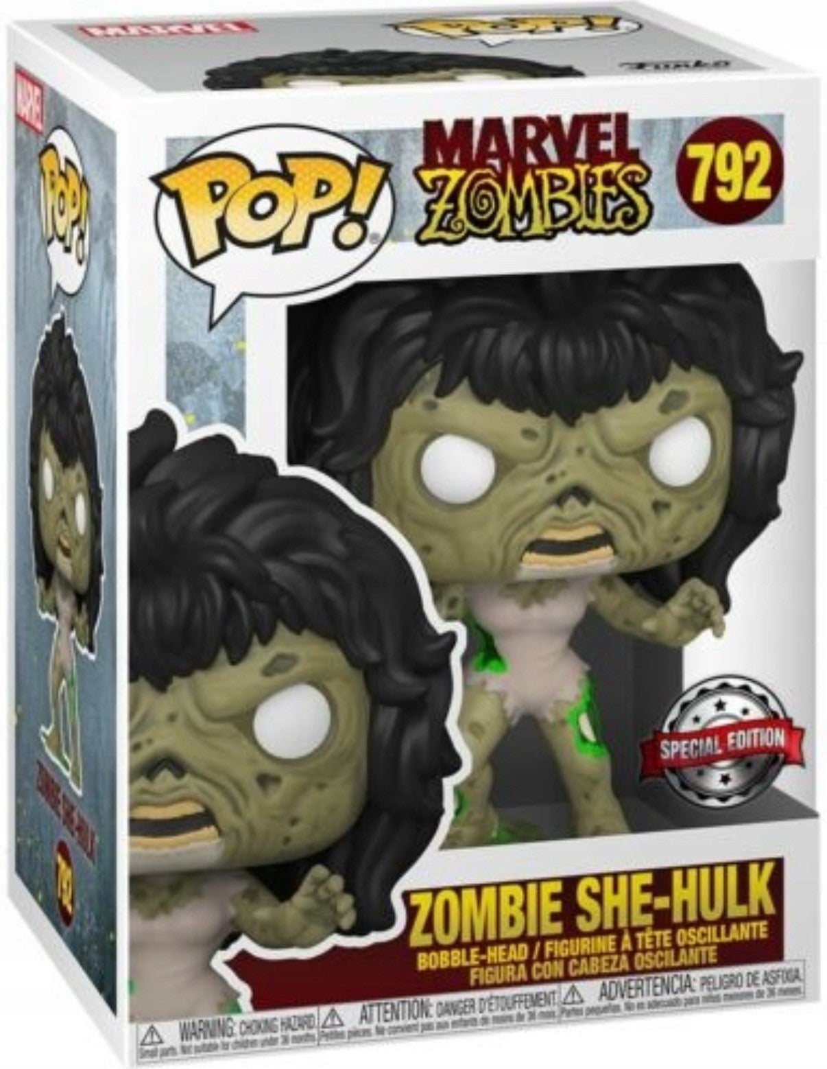 Funko Pop! Marvel Zombies #792 Zombie She-Hulk Special Edition Vinyl Figure