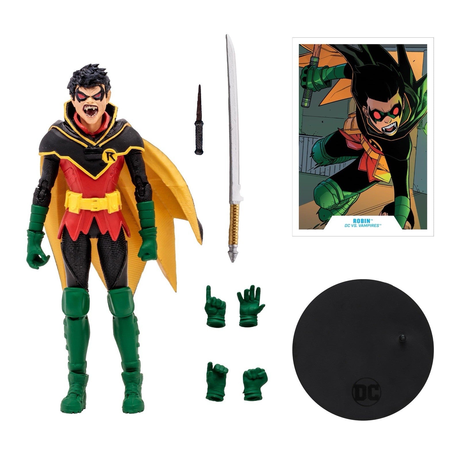 McFarlane Toys DC Multiverse Robin Vs Vampires Gold Label 7” Action Figure
