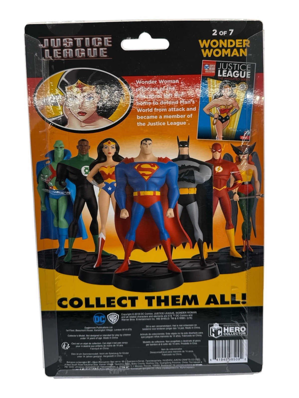 Eaglemoss DC Super Hero Collection Justice League Animated Wonder Woman