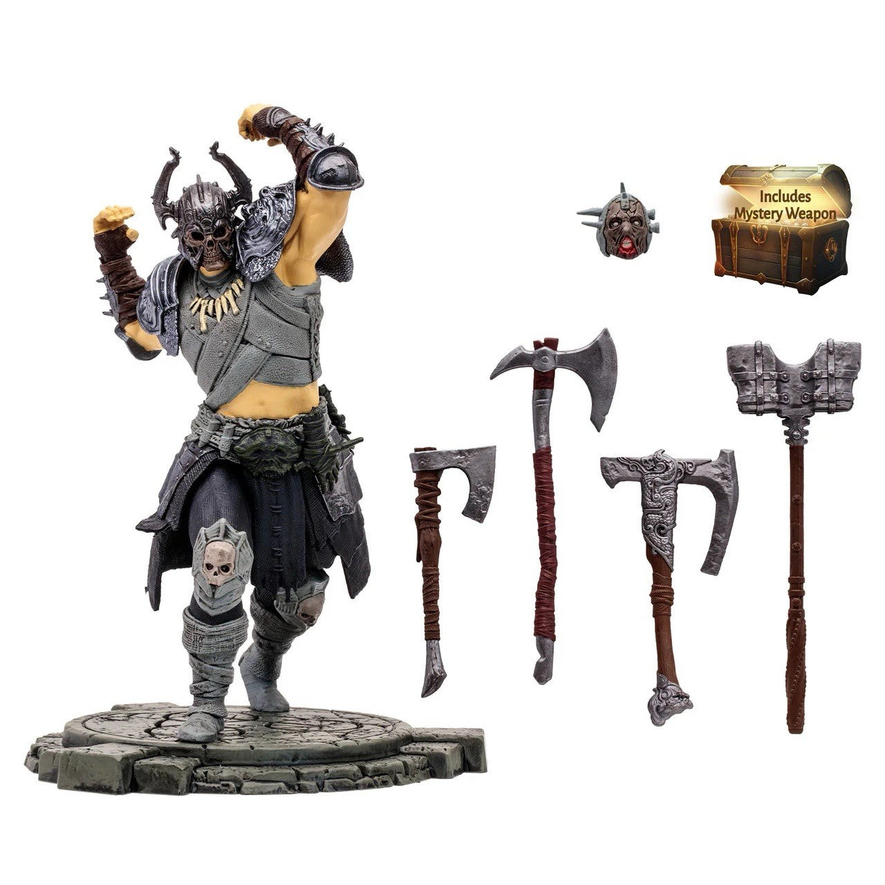 McFarlane Toys Diablo IV Whirlwind Barbarian Action Figure Epic Series