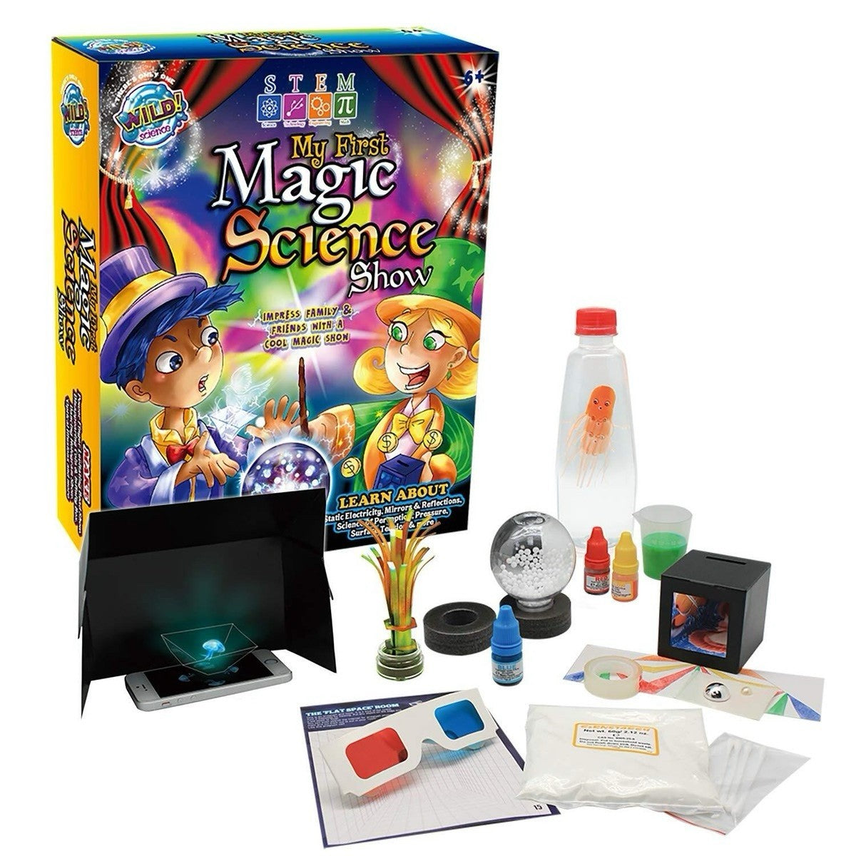 Wild Science My First Magic Science Show STEM Kit for Kids 6+ Magic Experiments
